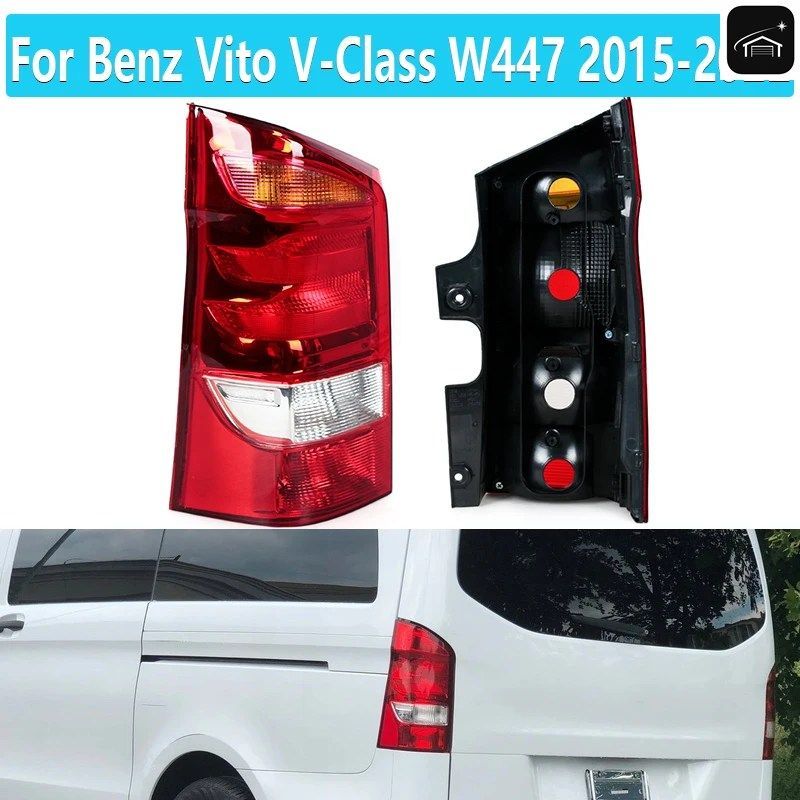 左/右テールランプ テールライトアセンブリ 車 メルセデス・ベンツ ヴィトー Vクラス W447 2015 - 19 2021 2022