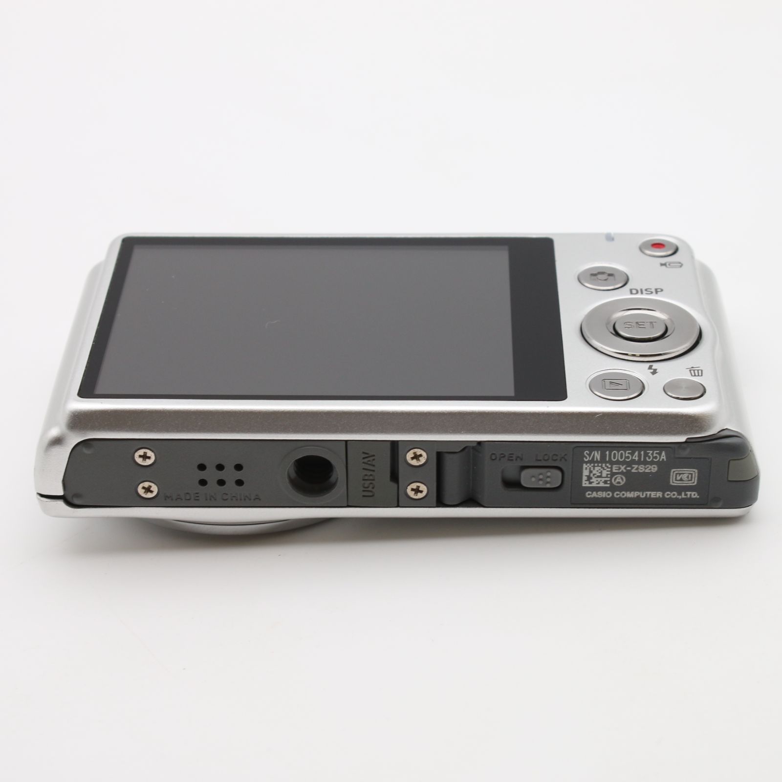 極上品】 CASIO EXILIM EX-ZS29 シルバー 広角26mm 光学6倍ズーム