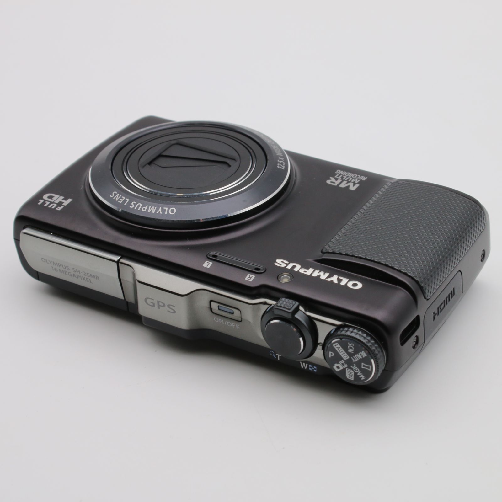 極上品】 OLYMPUS SH-25MR ブラック GPS内蔵 1600万画素 CMOS 光学12.5