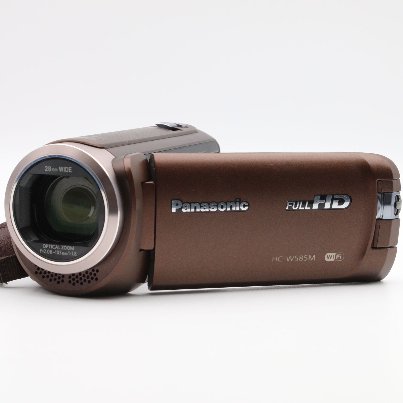 極上品】 Panasonic HC-W585M ブラウン 64GB ワイプ撮り 高倍率90倍