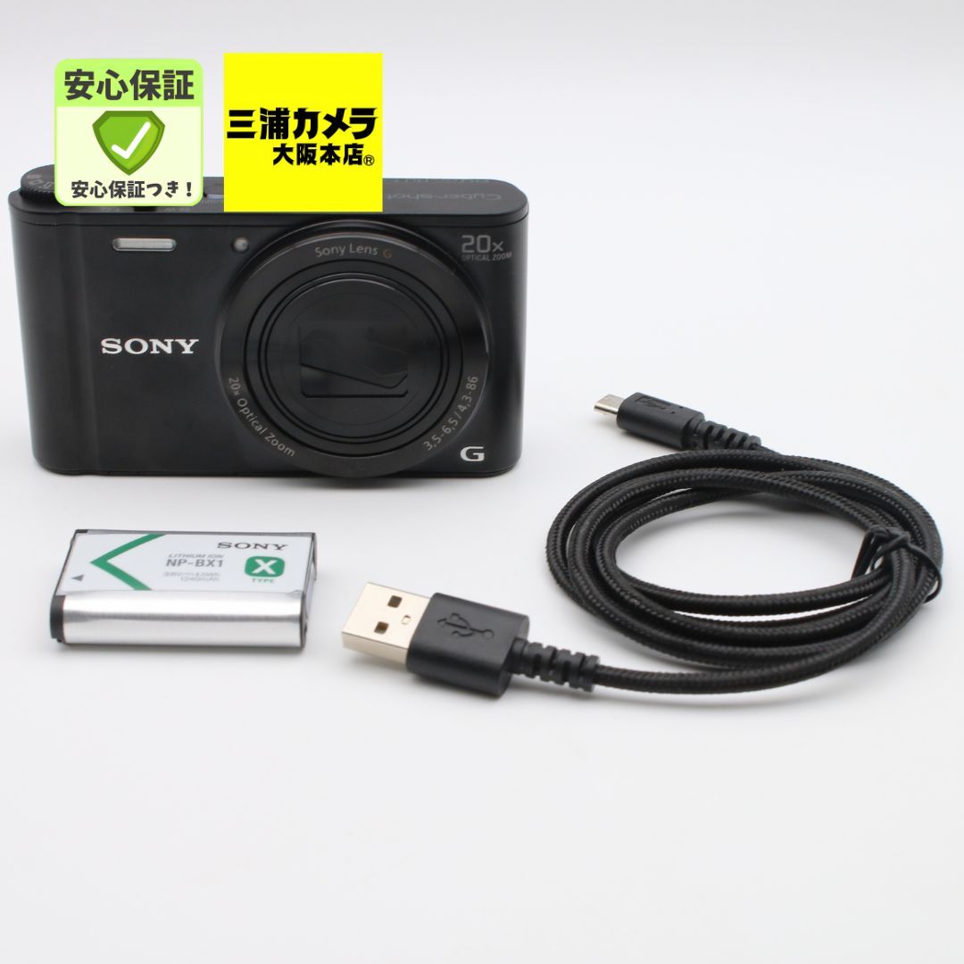 極上品】 SONY Cyber-shot DSC-WX300 ブラック 2110万画素 光学20倍