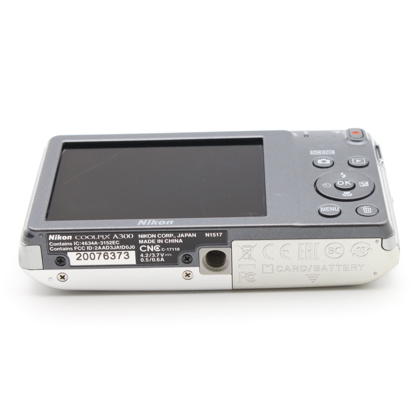 美品】 Nikon COOLPIX A300 光学8倍ズーム 2005万画素 シルバー