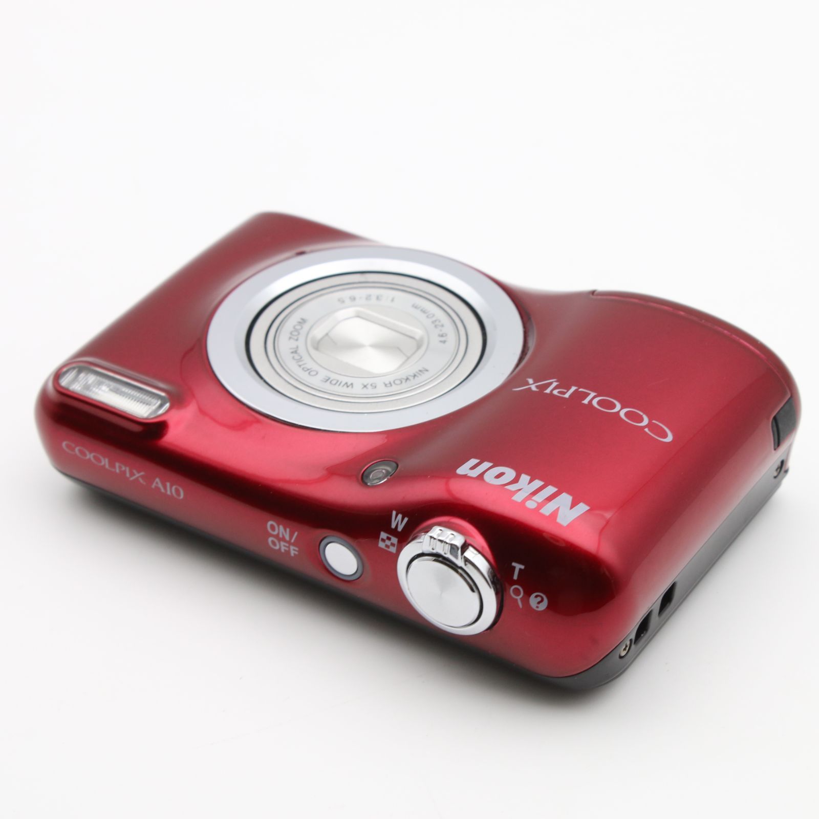 Nikon COOLPIX A10 レッド デジカメ 美品 極上品】 Nikon COOLPIX A10 レッド 光学5倍ズーム 1614万画素 乾電池