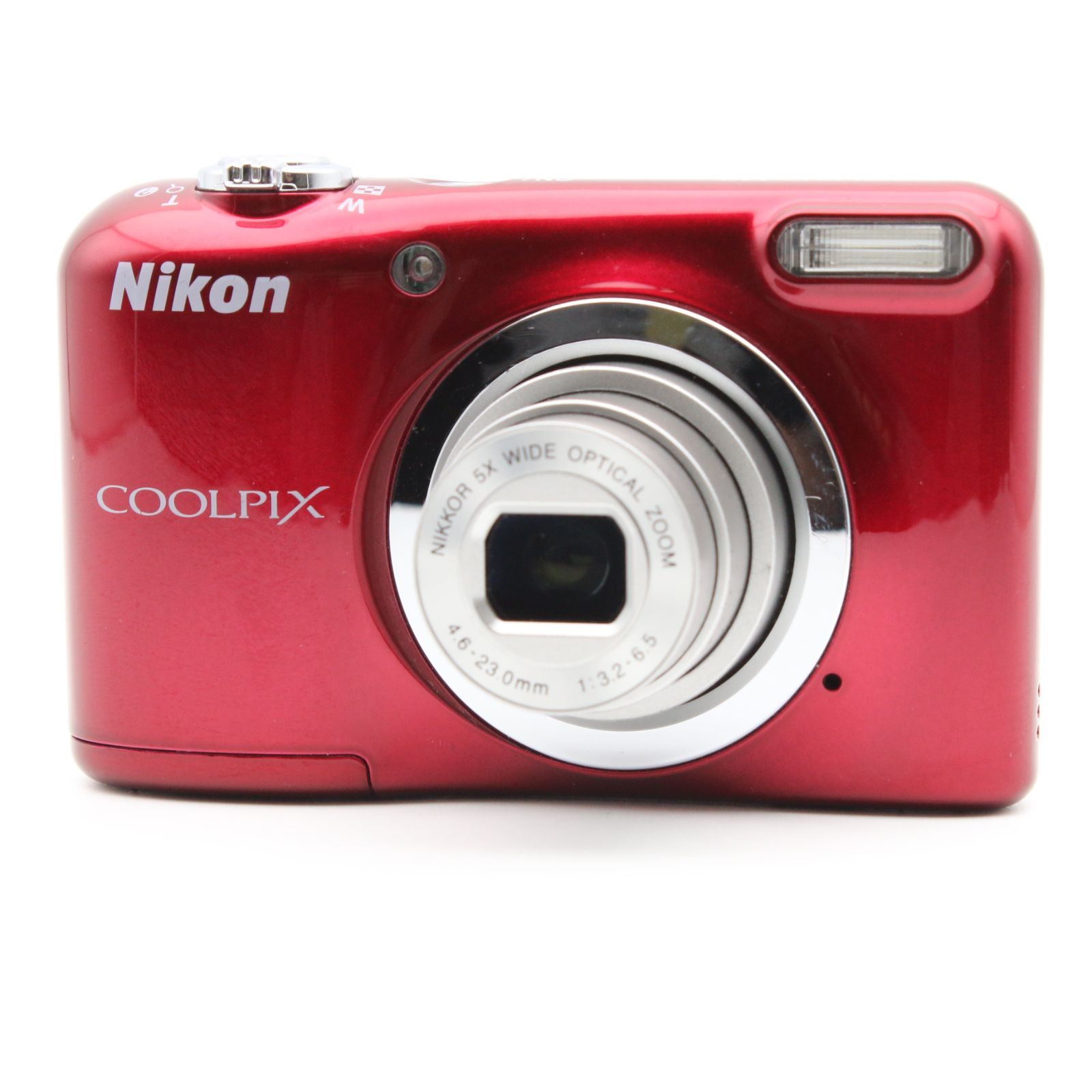 極上品】 Nikon COOLPIX A10 レッド 光学5倍ズーム 1614万画素 乾電池