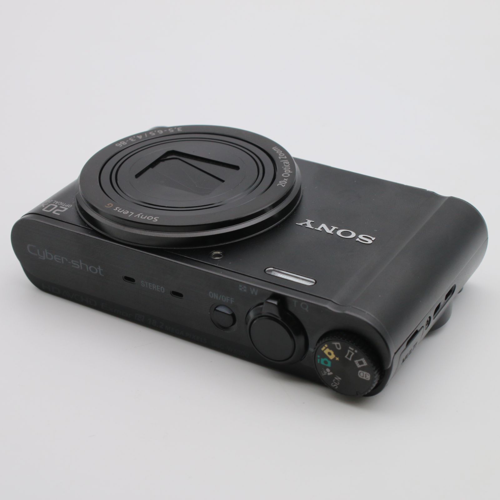 極上品】 SONY Cyber-shot DSC-WX300 ブラック 2110万画素 光学20倍