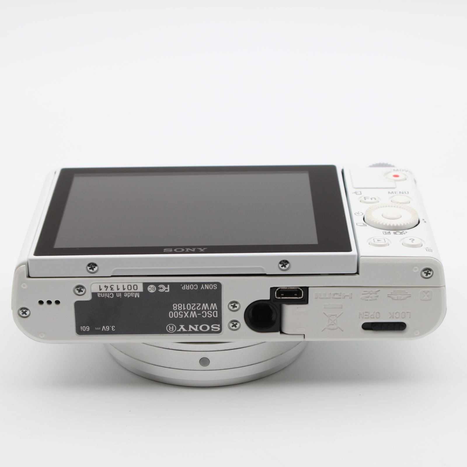 極上品】 SONY Cyber-shot DSC-WX500 ホワイト 光学30倍ズーム 1820万