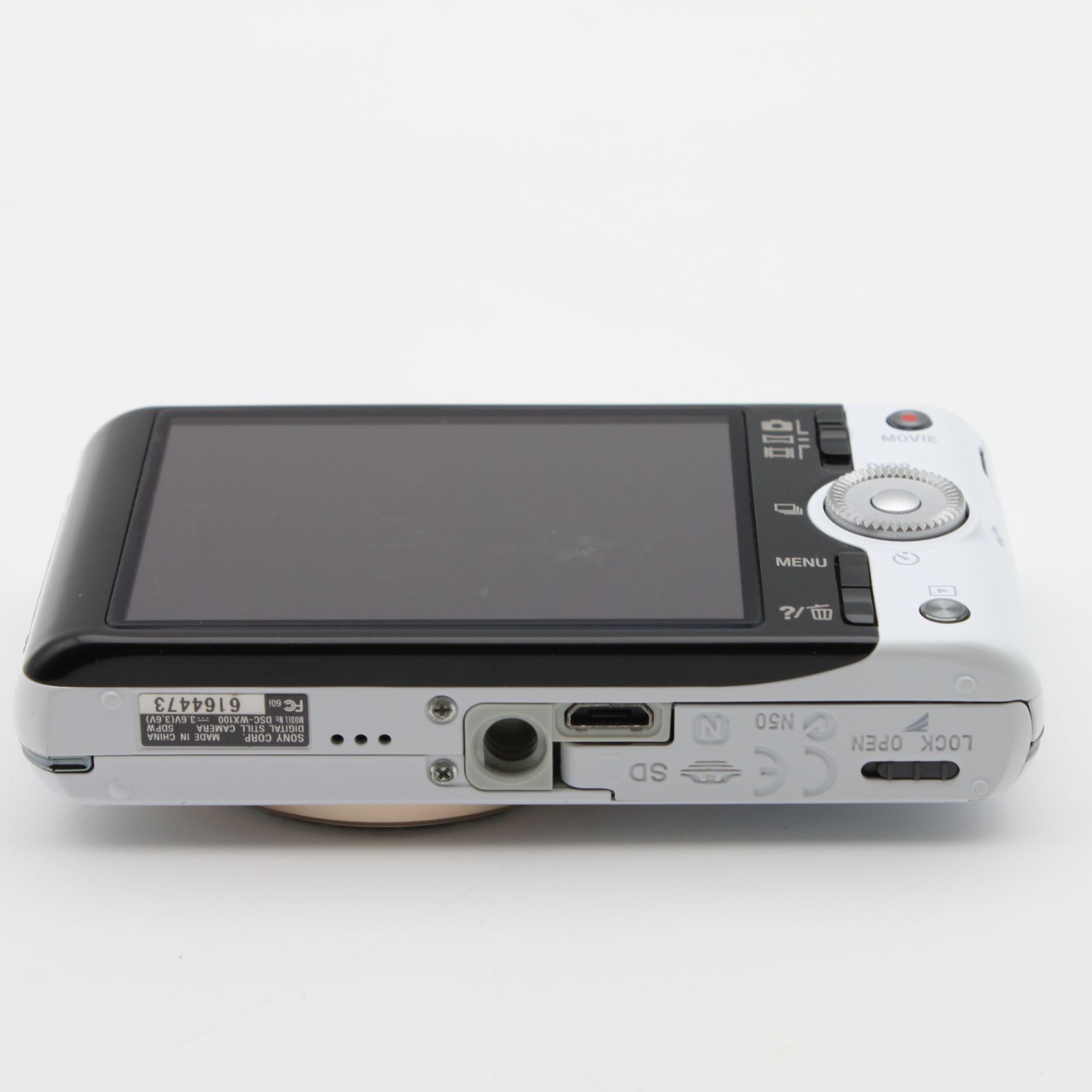 美品・動作確認済み Sony Cyber-Shot DSC-WX100 ホワイト 美品】 SONY Cyber-Shot DSC-WX100 ホワイト 1820万画素 光学10倍