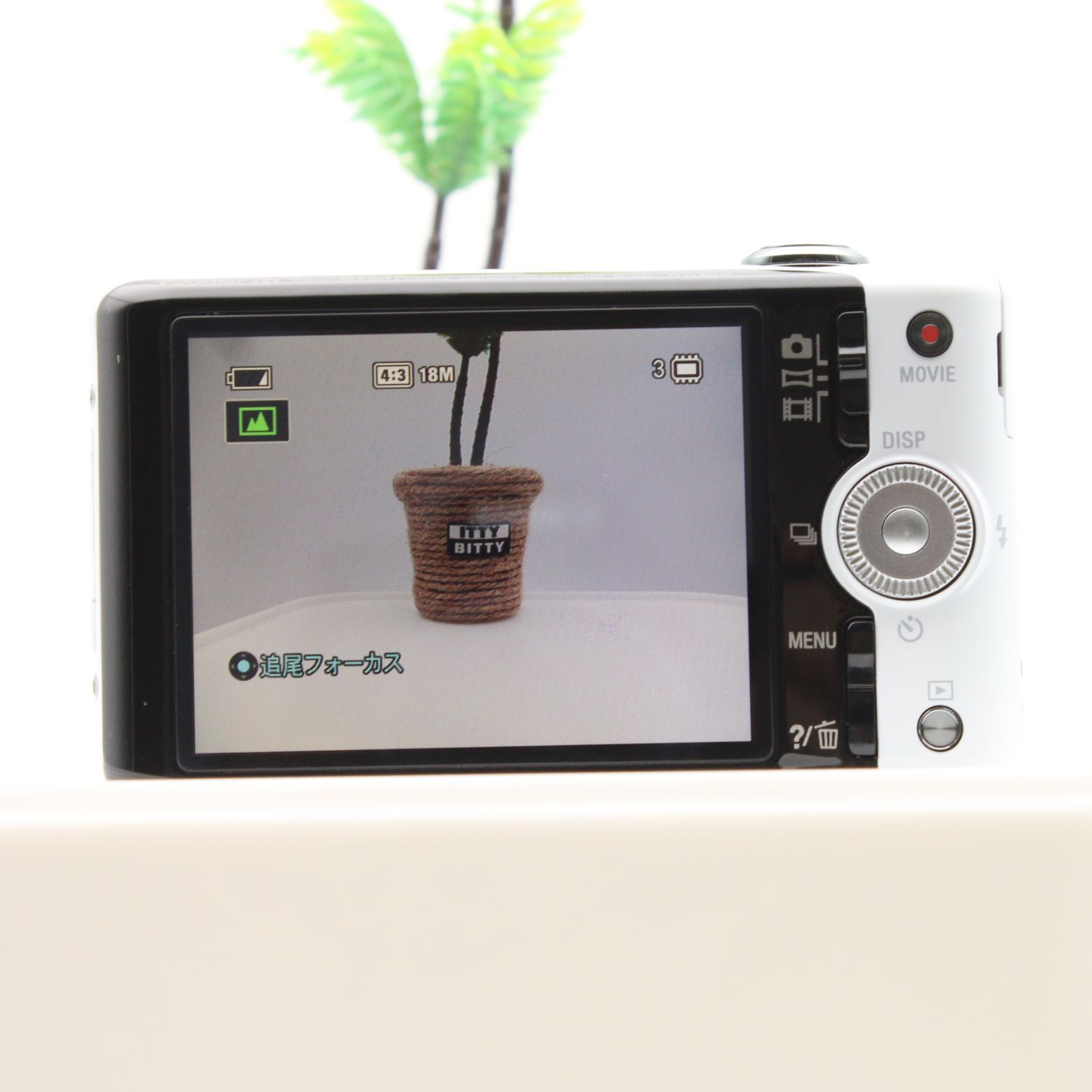 美品】 SONY Cyber-Shot DSC-WX100 ホワイト 1820万画素 光学10倍