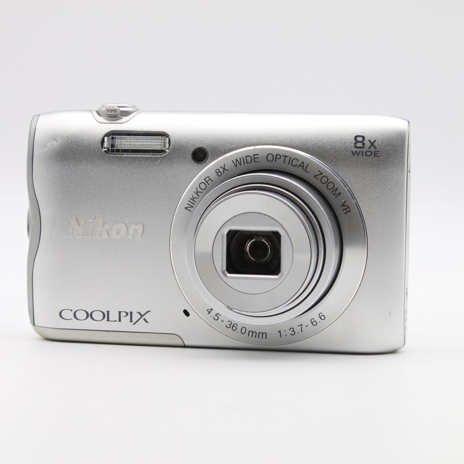 美品】 Nikon COOLPIX A300 光学8倍ズーム 2005万画素 シルバー
