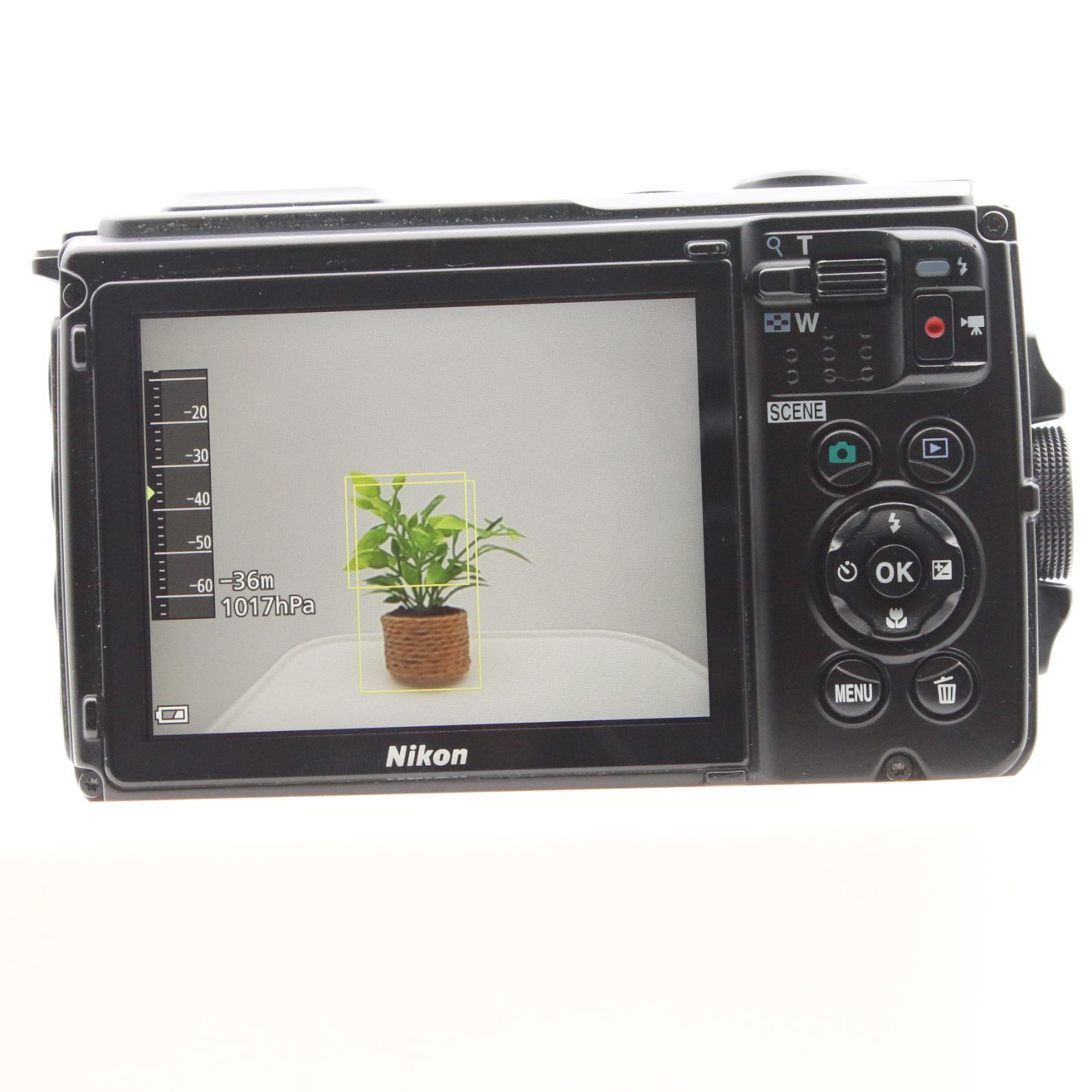 ほぼ新品】 Nikon COOLPIX W300 OR オレンジ 1605万画素 防水 耐寒
