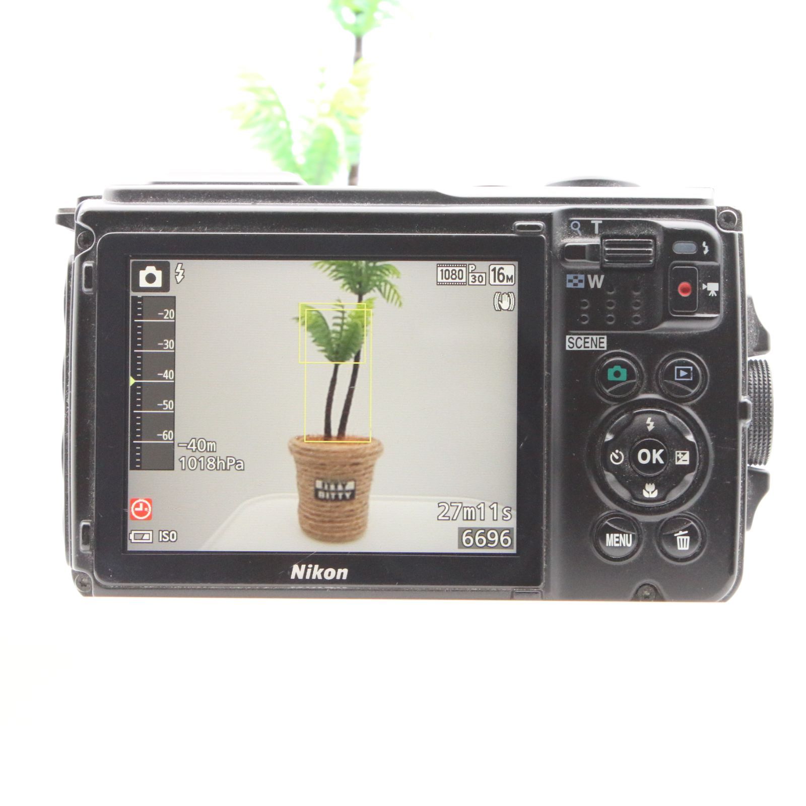 極上品】 Nikon COOLPIX W300 イエロー 1605万画素 防水 耐寒 防塵