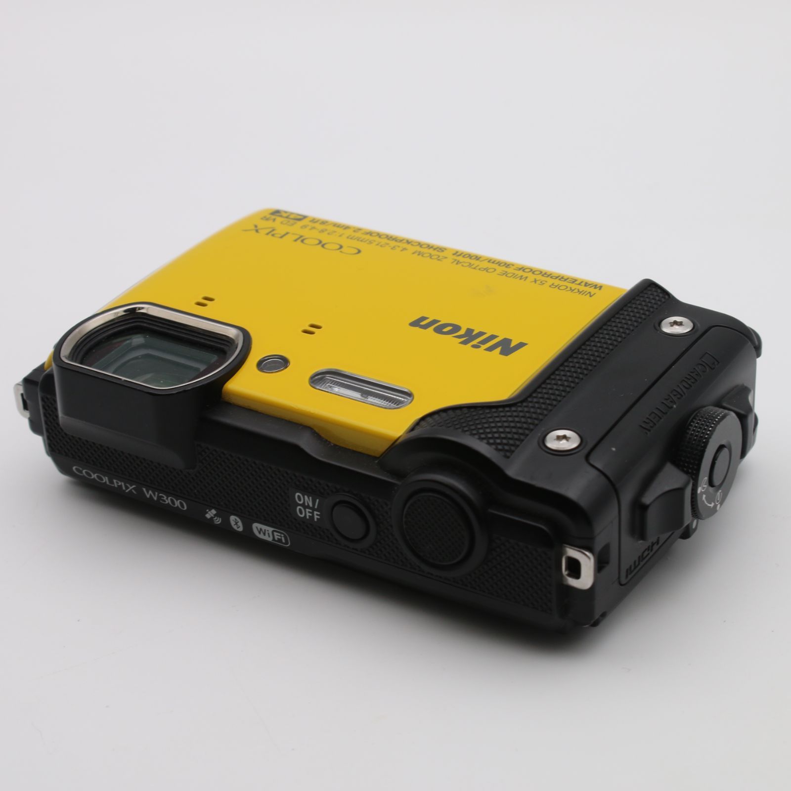 極上品】 Nikon COOLPIX W300 イエロー 1605万画素 防水 耐寒 防塵