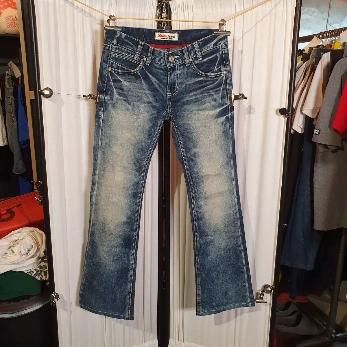 EVISU ブーツカット デニム ローライズ サイズ27 2508623