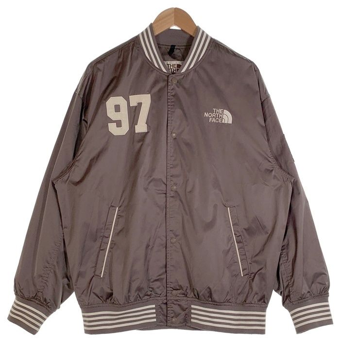 THE NORTH FACE ノースフェイス WHITE LABEL ホワイトレーベル 韓国限定 SPORTY BOMBER JACKET スポーティーボンバージャケット ベージュブラウン NJ3BR03K Size L