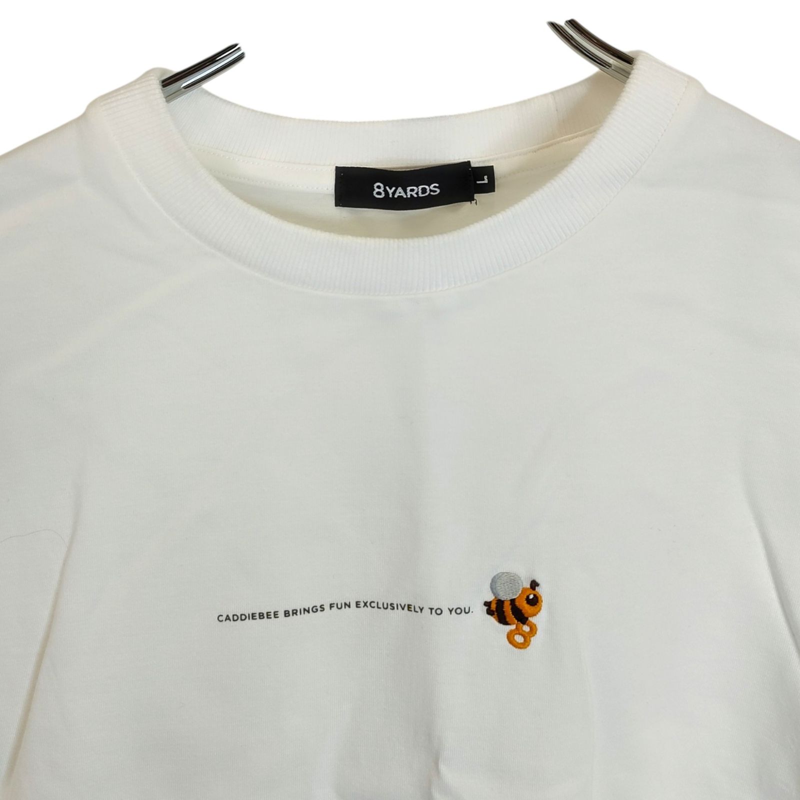 8YARDS ハチヤーズ S S/S 8T6G02 S/S T-SHIRT 8YDS-85129 L ホワイト