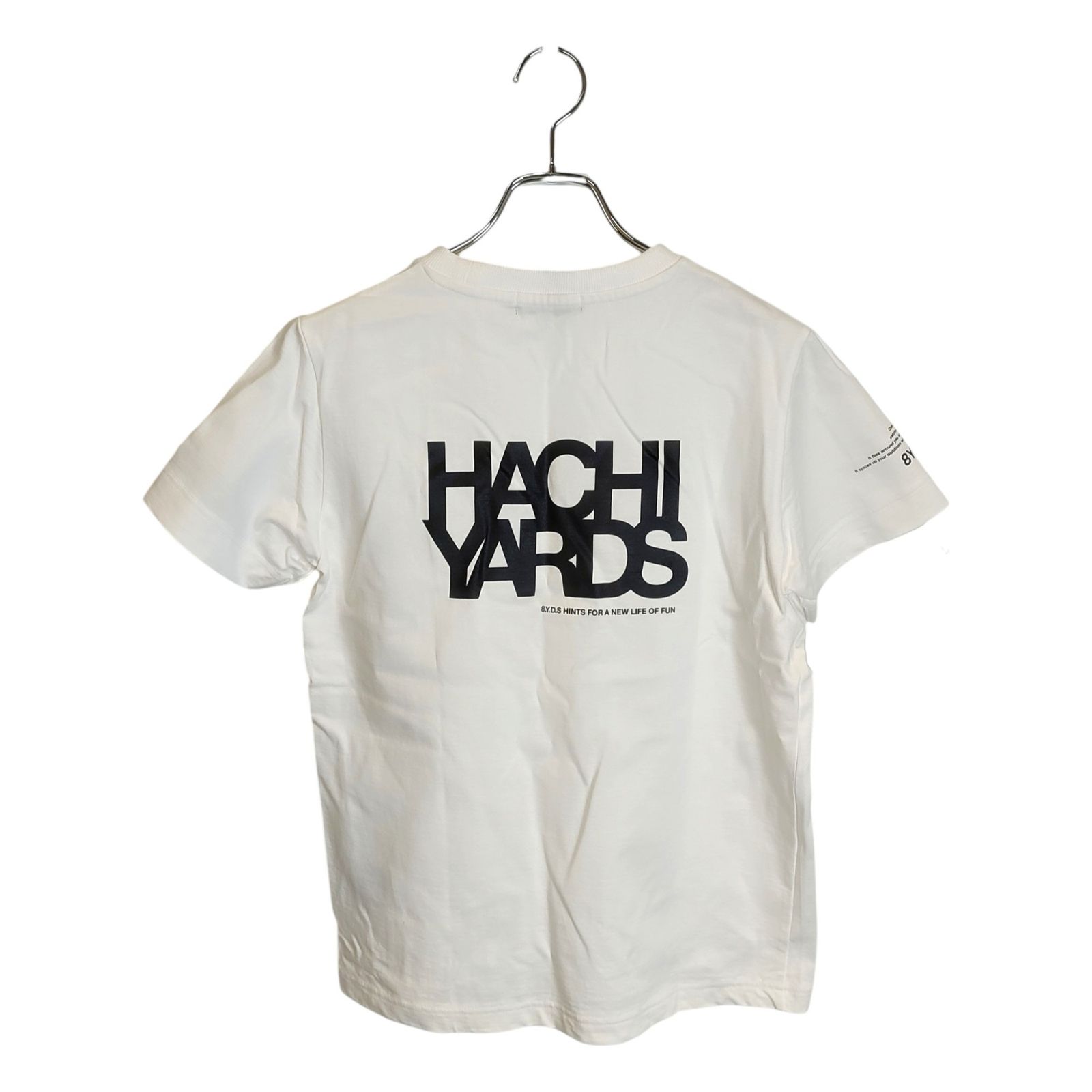 8YARDS ハチヤーズ S S/S 8T6G02 S/S T-SHIRT 8YDS-85129 L ホワイト