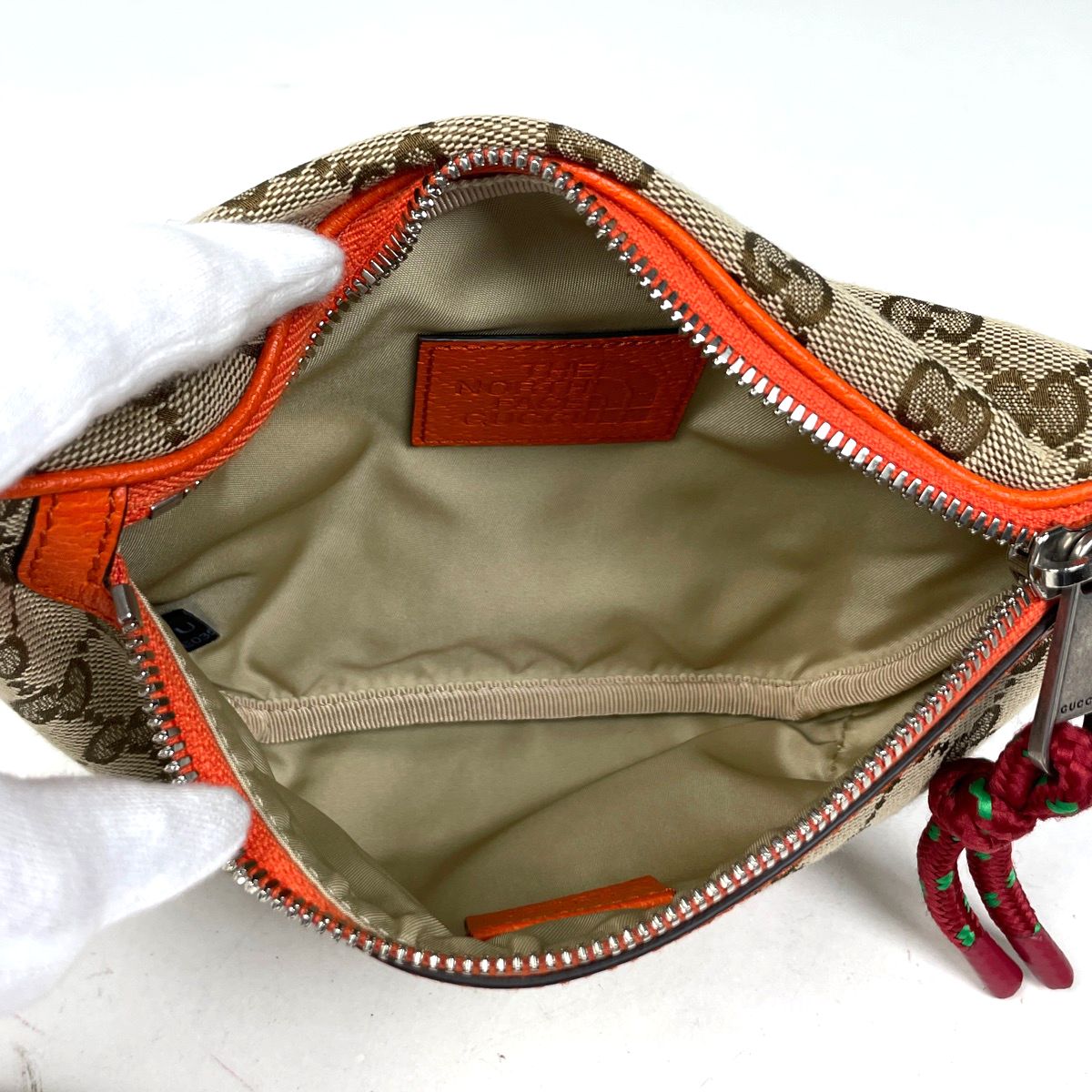グッチ GUCCI GG柄 ボディバッグ ノースフェイス コラボ GGキャンバス 
