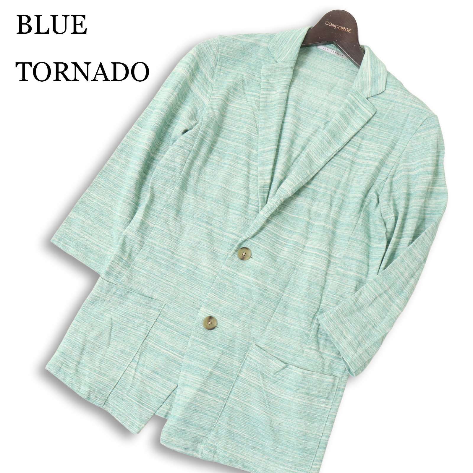 美品】BLUE TORNADO トルネードマート 春夏☆ 七分袖 アンコン