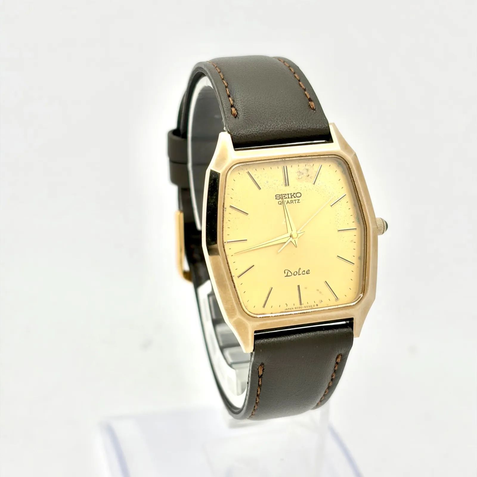 新品電池】SEIKO セイコー Dolce ドルチェ メンズ 腕時計 ゴールド
