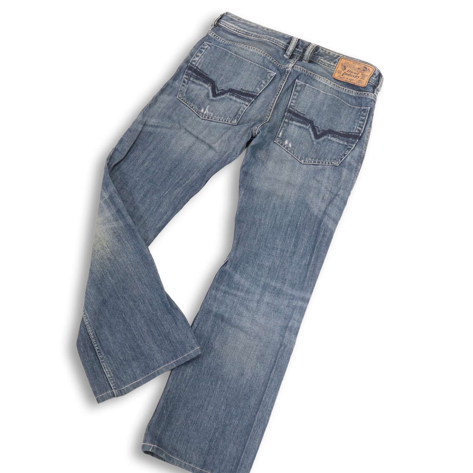 DIESEL ディーゼル 【ZATINY 008B4】 USED加工 ダメージ加工 ブーツ 