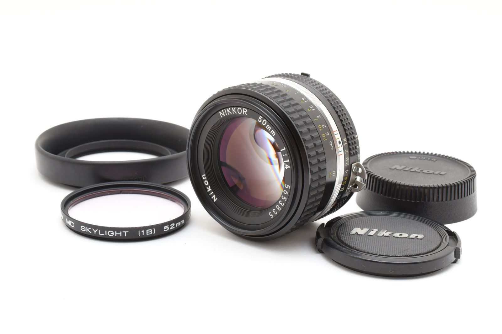 ★極上★Nikon ニコン Ai-s NIKKOR 50mm F1.4★標準銘玉
