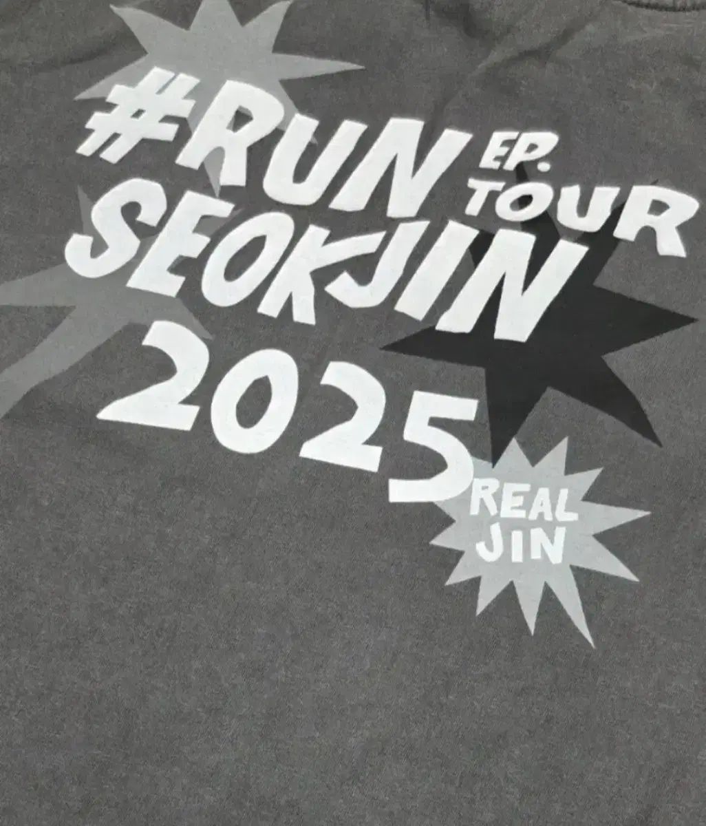 BTS ジン RUN ジン 2025 RUN EP ツアー 半袖 Tシャツ