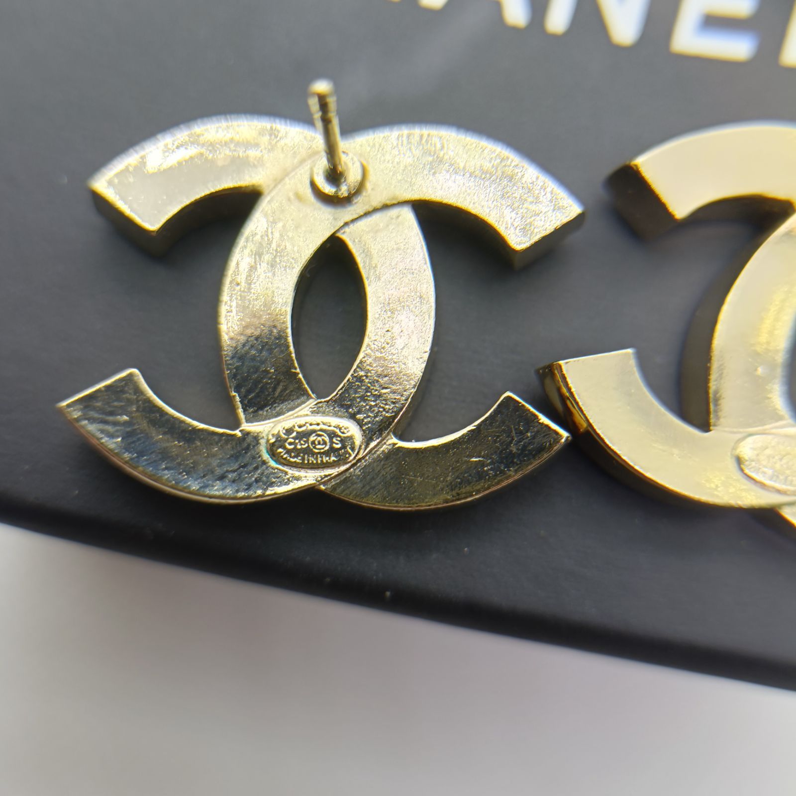 シャネル✨️ CHANEL 保存箱付き ピアス ココマーク ゴールド - メルカリ
