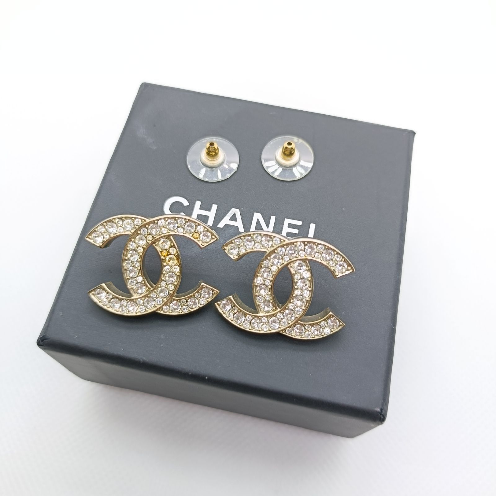 シャネル✨️ CHANEL 保存箱付き ピアス ココマーク ゴールド - メルカリ