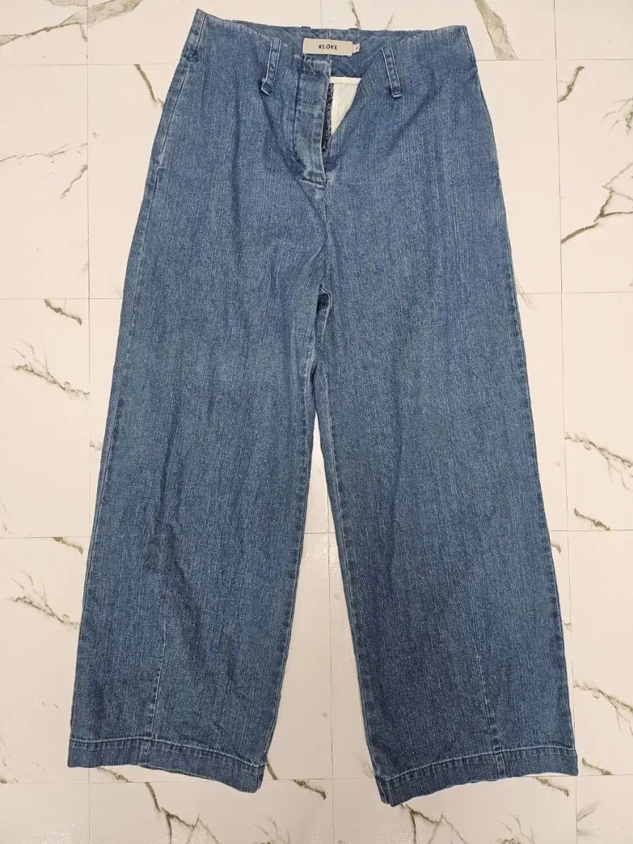 KLOKE デニム ワイド パンツ 청청