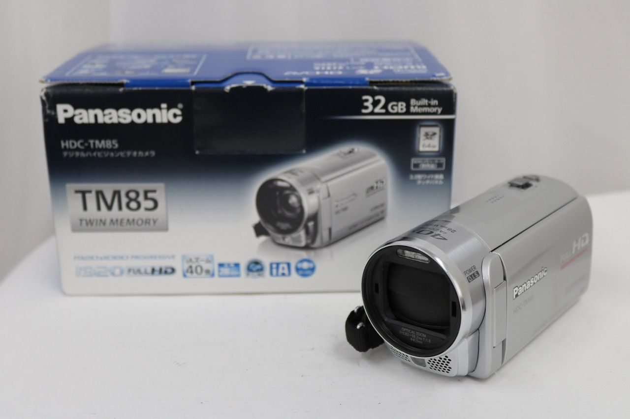 【返品保証】 【元箱付き】パナソニック Panasonic HDC-TM85 40x ビデオカメラ e13633