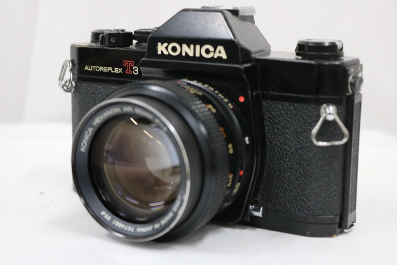 【返品保証】 コニカ KONICA AUTOREFLEX T3 HEXANON AR 50mm F1.4 ボディレンズセット e13692