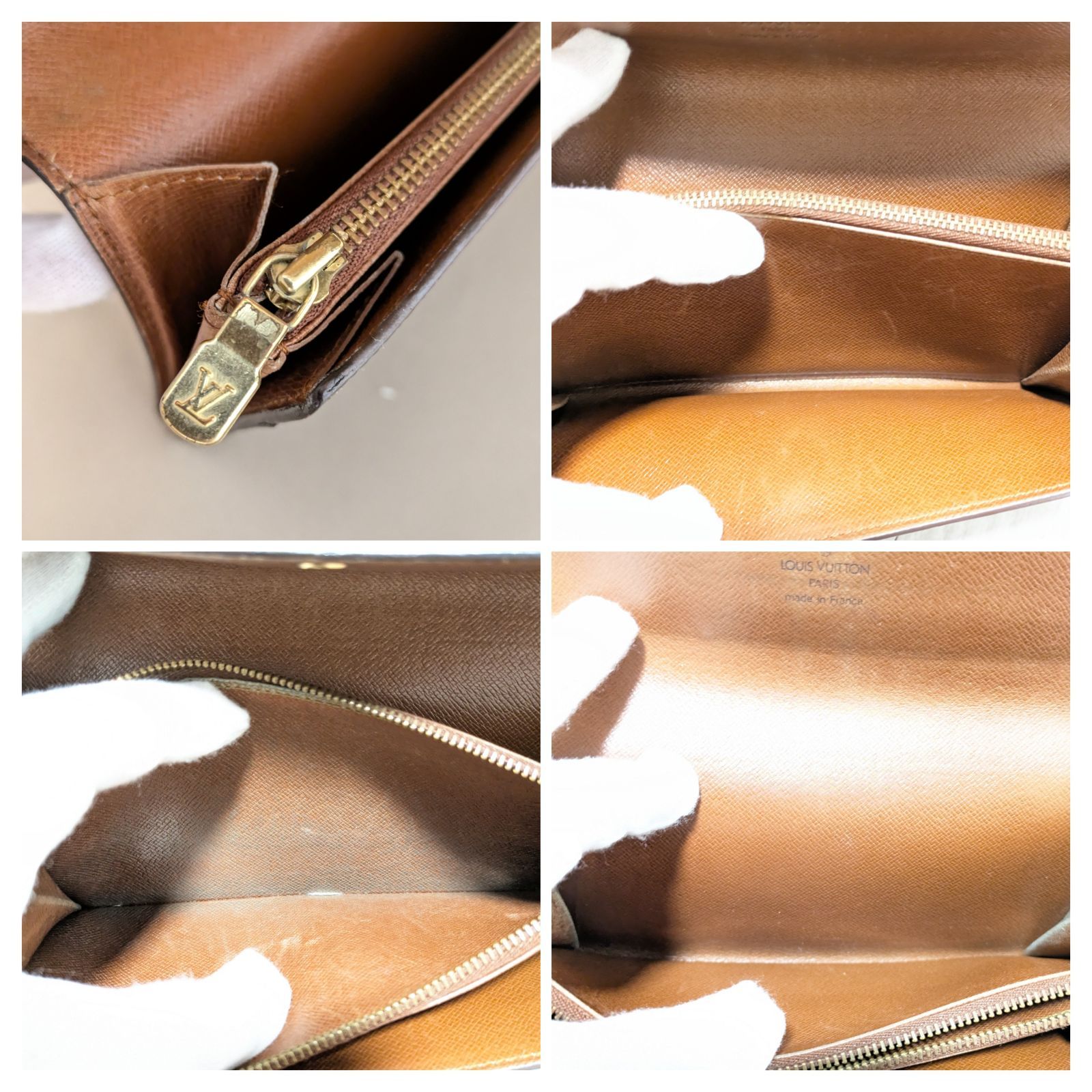 美品】ルイヴィトン LOUIS VUITTON モノグラム ポシェット ポルトモネ 