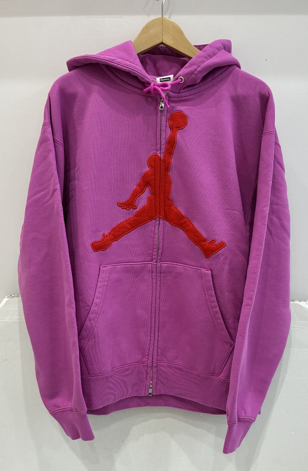 未使用 Supreme Jordan Hooded Sweatshirt Pink Mサイズ シュプリーム ジョーダン ジップ パーカー 【V2168-001】◇ 214
