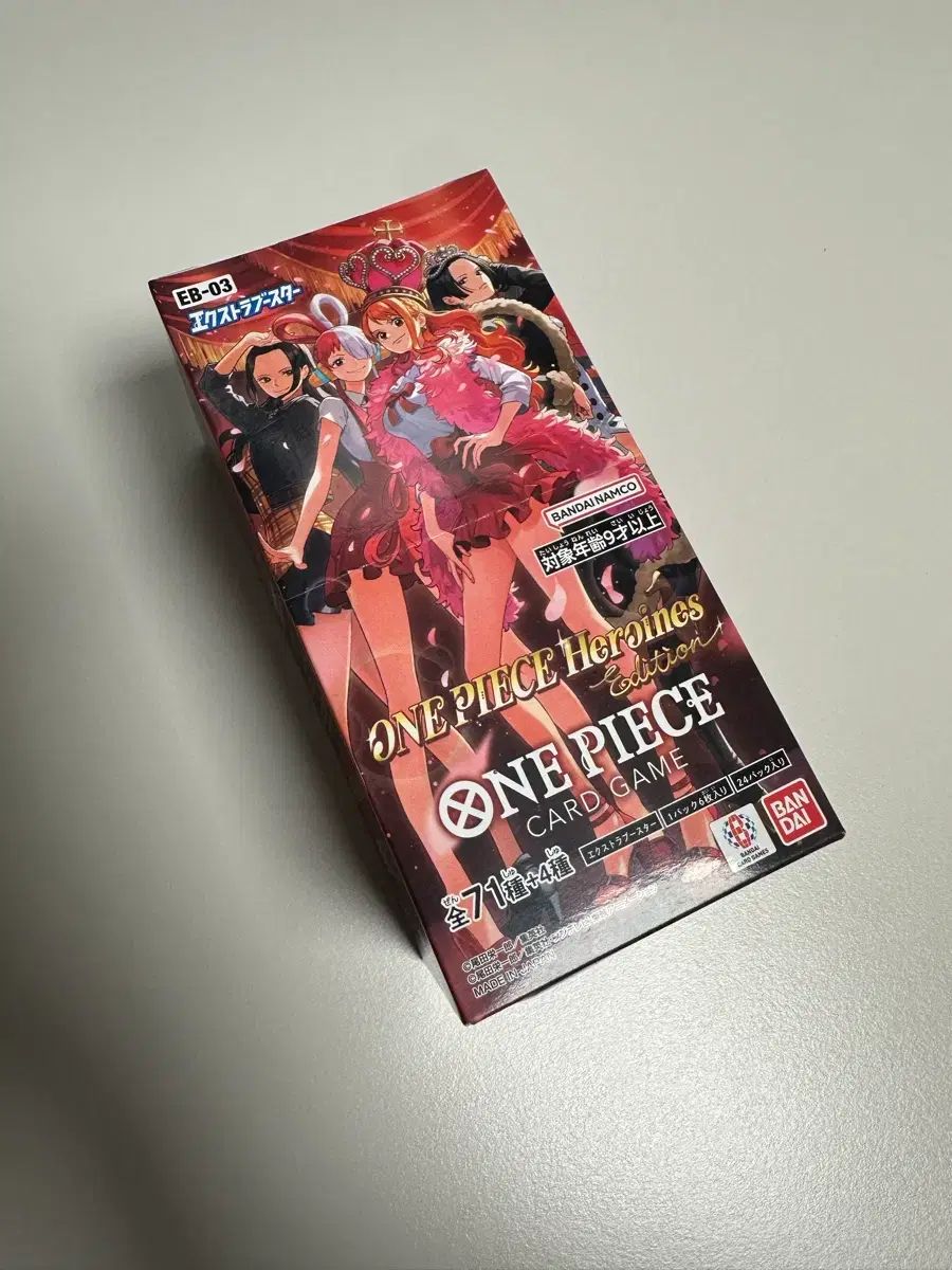 新品 ONE PIECE カード ボックス EB-03弾 (日本版) ヒロインズ EDITION