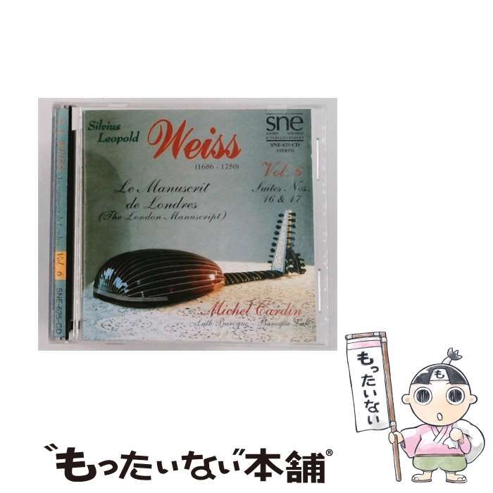 【中古】 [SNE625] Le Manuscrit De Londres (The London Manuscript) Vol. 6: Suites Nos. 16 & 17 Silvius Leopold Weiss / Michel Cardin /