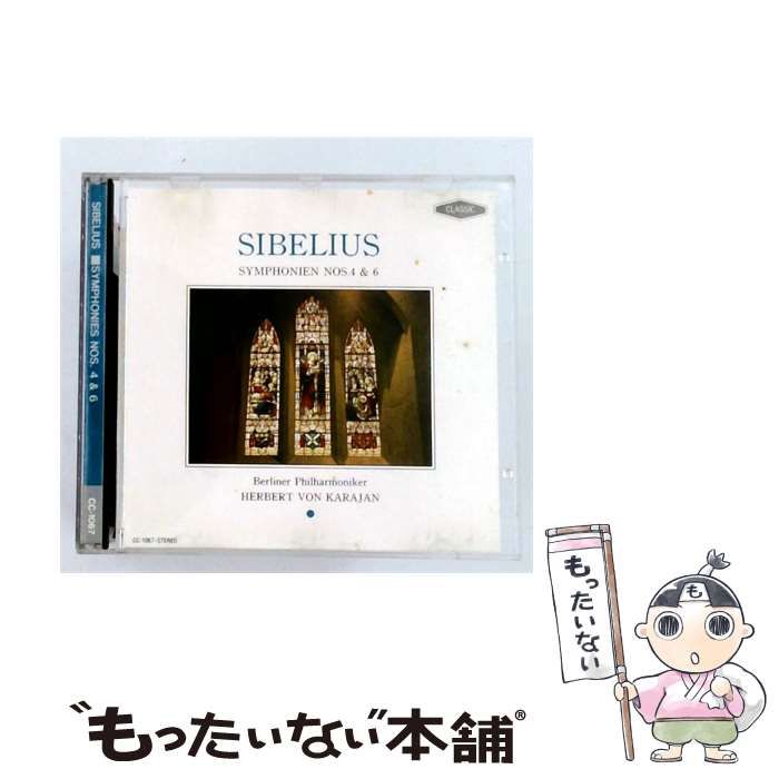 【中古】 [CC1067] SIBELIUS SYMPHONIES NOS. 4 & 6 / JEAN SIBELIUS /
