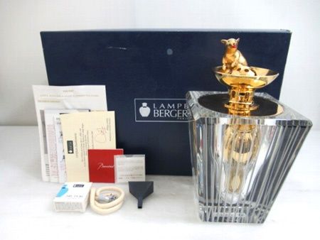 ランプベルジェ バカラ Baccarat アロマランプ THE RAT ル ラ 5761 トーマス バスティード Thomas Bastide 163/250 販売証明書付 美品中古■