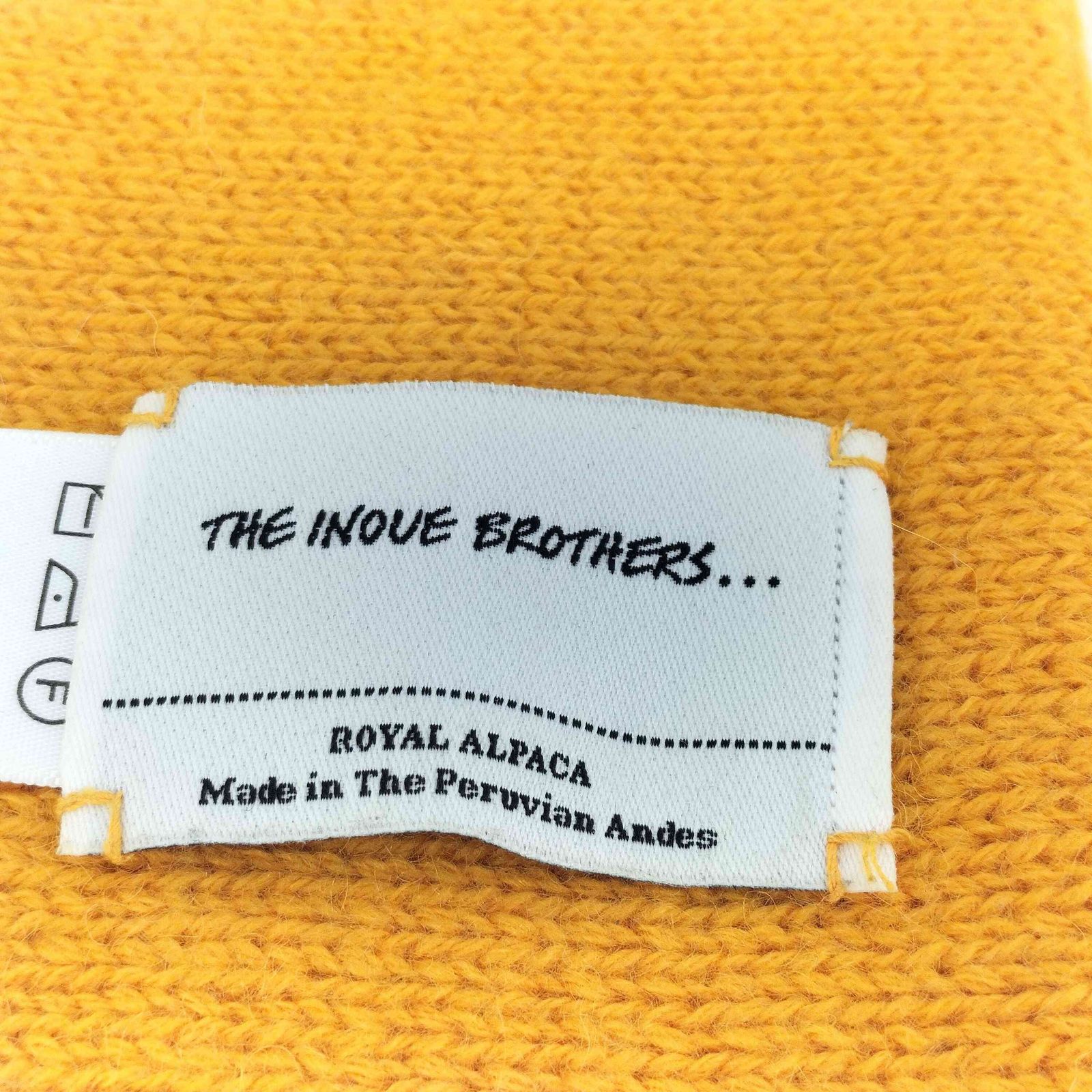 ザイノウエブラザーズ THE INOUE BROTHERS アルパカニット ネック 