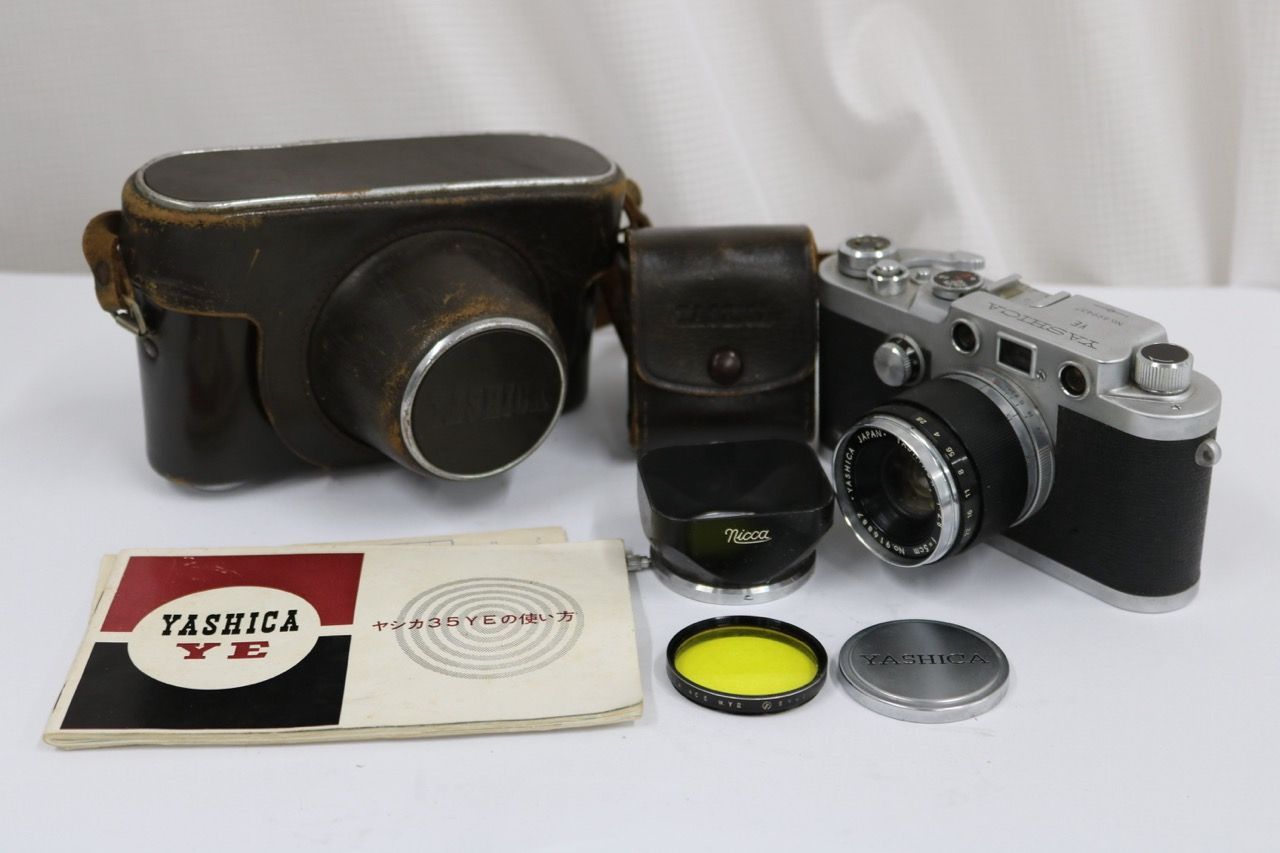 【訳あり品】 ヤシカ Yashica YE + Yashikor 5cm F2.8 レンジファインダー カメラ e13740