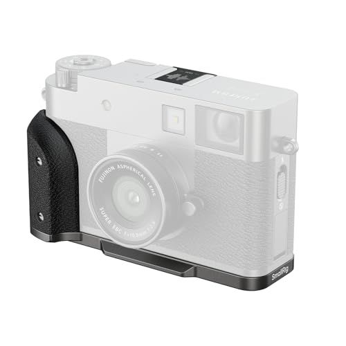 SmallRig X Half用 L字グリップ FUJIFILM対応 Xハーフカメラ用 Arca対応クイックリリースプレート内蔵 軽量エルゴノミックシリコンハンドル ホットシューカバー付き (チャコールシルバー) - 5217e e92121de