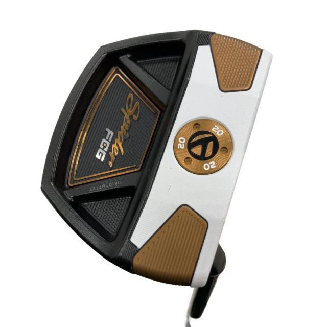 【中古】 テーラーメイド Spider FCG BLACK/WHITE スモールスラント 33インチ パター PT KBS CT TOUR BLACK (フレックスその他) メンズ 男性用 右利き 右用 Cランク ゴルフクラブ