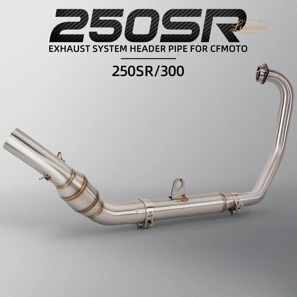 300NK エキゾーストマニホールド 250SR 300SR 250SS 300SS 250NK 250CLX 300CLX オートバイ用エキゾーストキット ヘッダー チューブ レーシ