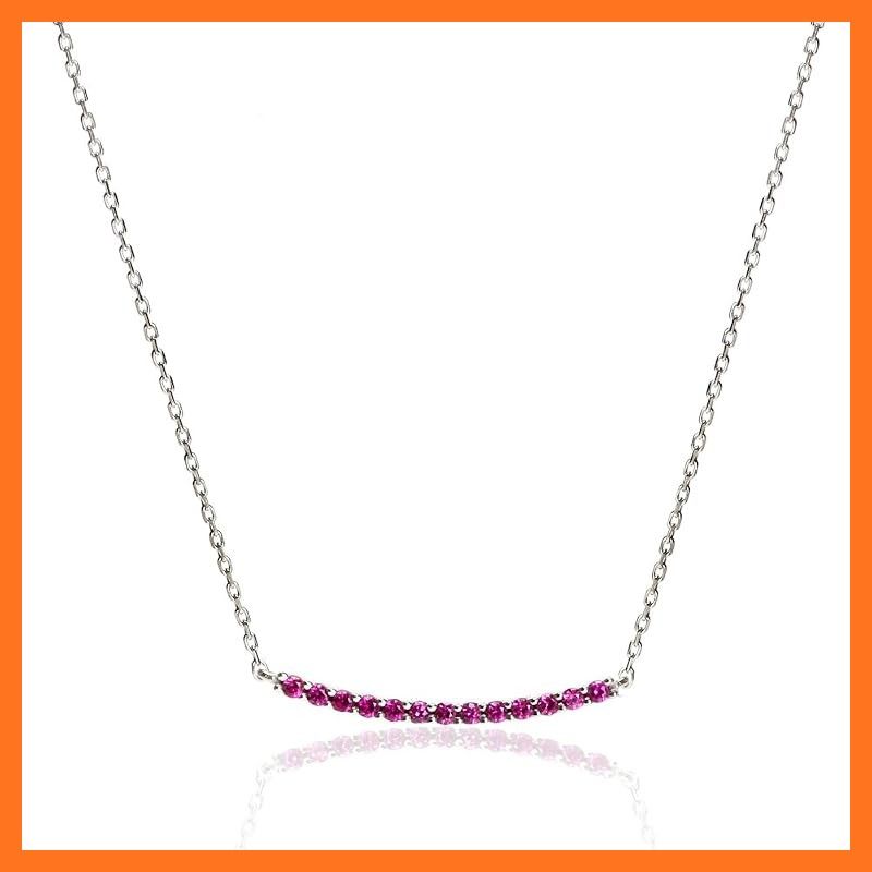 【新品】 [cloud jewelry] クラウドジュエリー skqrn-3 7月 誕生石 ルビー スティック ペンダント ネックレス 【木製 プレゼント ギフト BOX付 】 シルバー925 skqrn-3