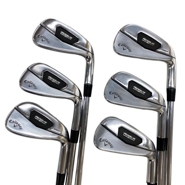 【中古】 キャロウェイ ROGUE ST PRO 6S アイアンセット IR Dynamic Gold 105 (フレックスS) メンズ 男性用 右利き 右用 Cランク ゴルフクラブ