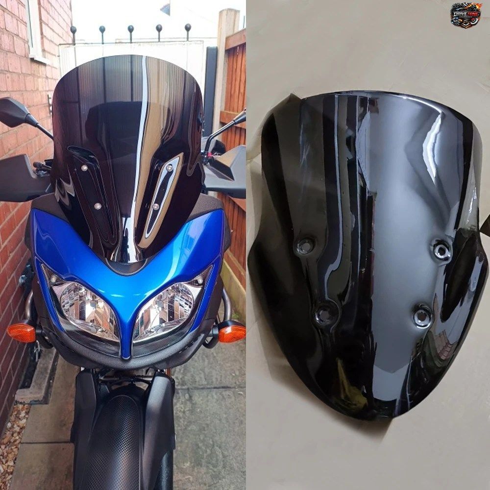 VSTROM 650用ウインドスクリーン、SUZUKI DL650 2012-2016用オートバイアクセサリー、ウインドシールド、ダブルバブルスクリーンバイザー