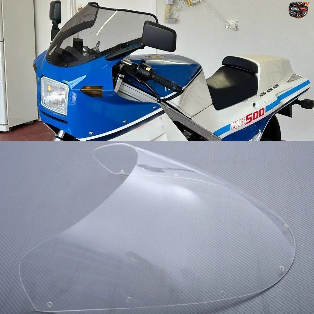 スズキ RG400 500 ガンマ 1985 1986 1987 1988 用 RG500 ウインドスクリーン RG400 ウインドシールド ウインドディフレクター ガラス オー