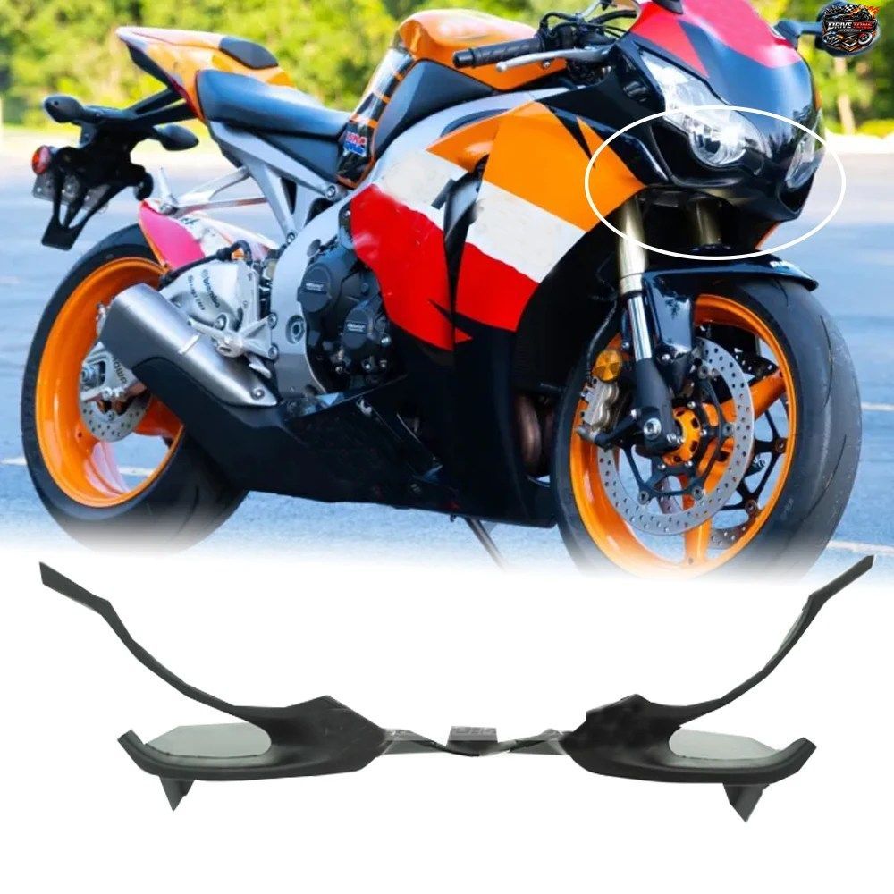 ホンダ R 2008 - 11 CBR1000RR フロントフェアリングリップカバー ヘッドライトロワーカウルパネル モーターパーツ ウインドディフレクター