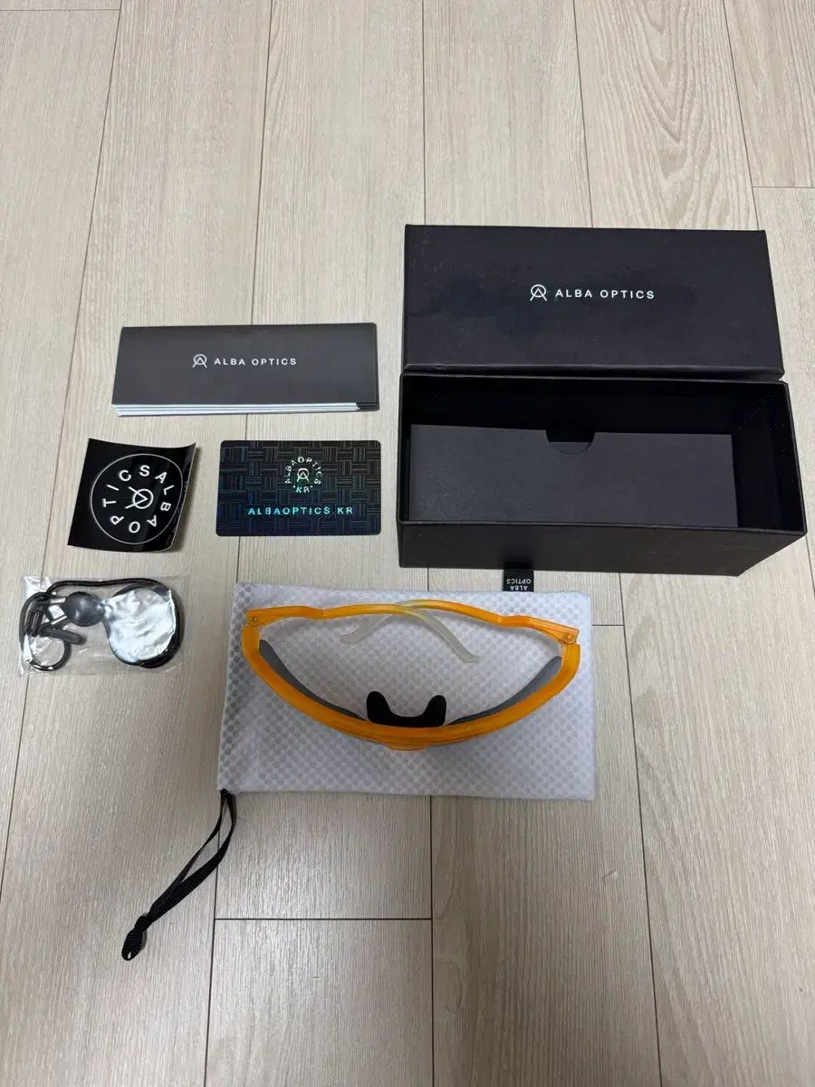 アルバオプティクス デルタ オレンジ・白