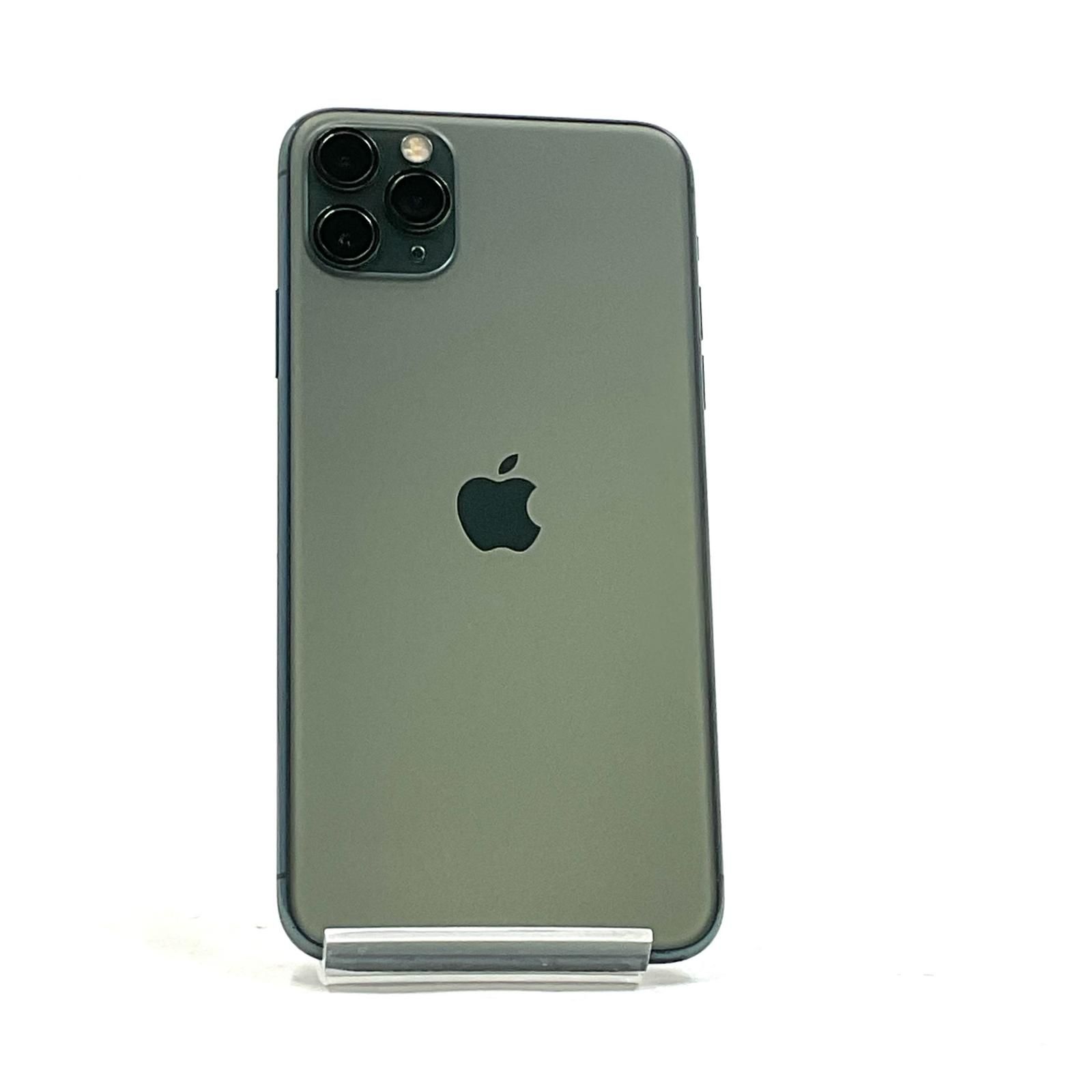 【全額返金保証】【最速発送】 iPhone 11 Pro Max 64GB ミッドナイトグリーン SIMフリー 動作確認済 78%
