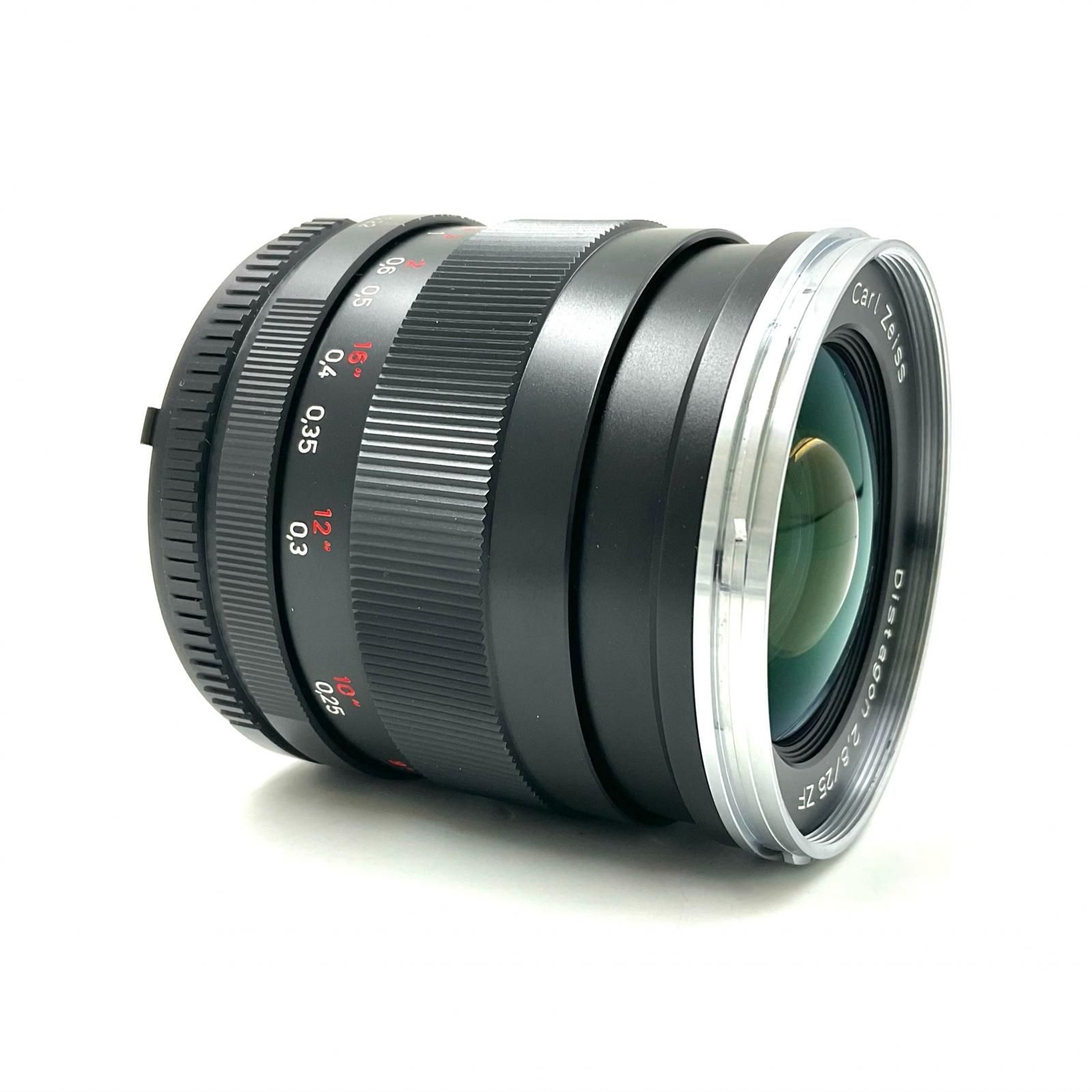 【全額返金保証】【最速発送】Carl Zeiss カールツァイス ニコンFマウント用 Distagon T* 2.8/25 ZF 美品 動作確認済